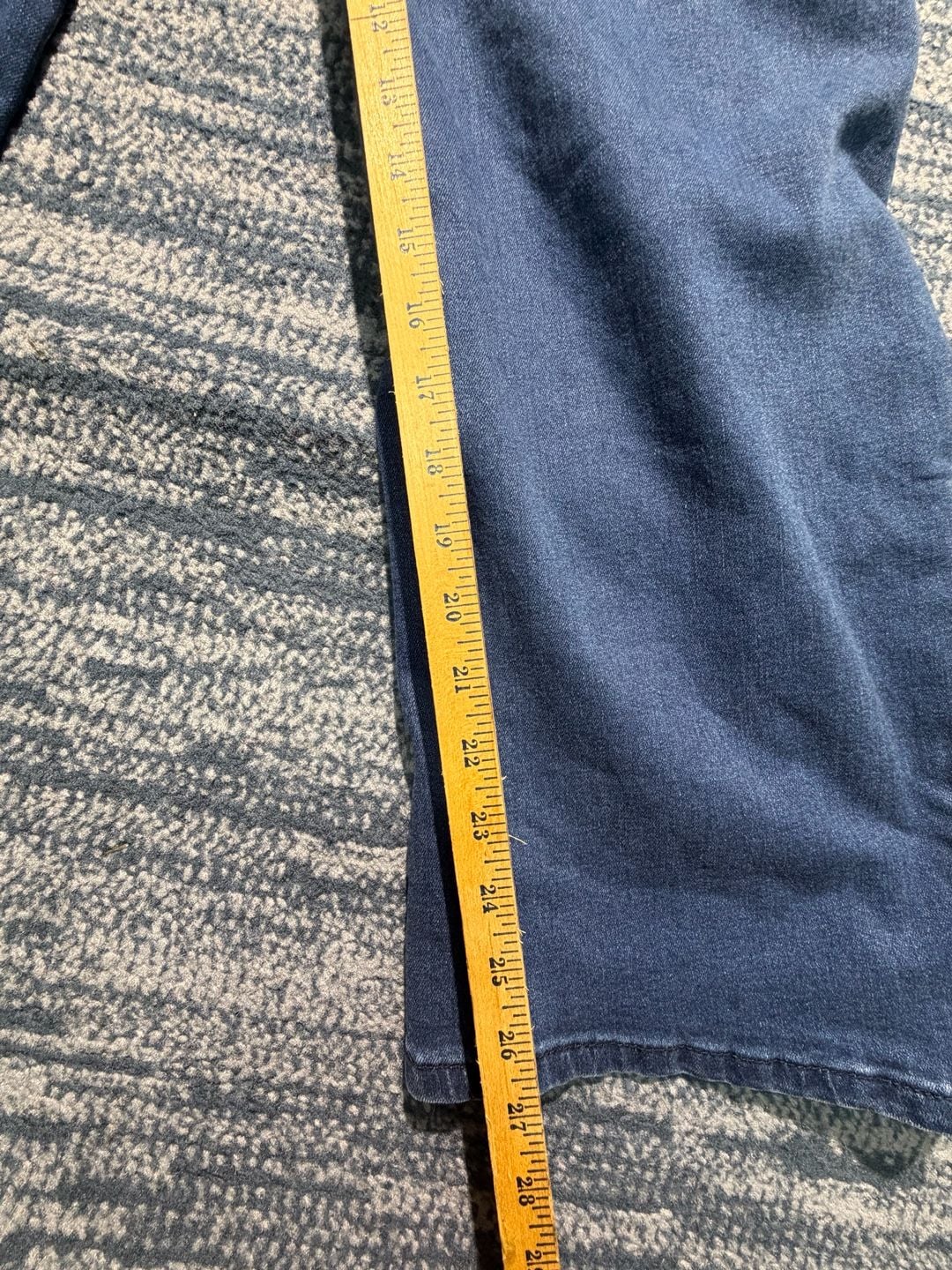 Luvamia Wide Leg Jeans Dark Blue Denim 16