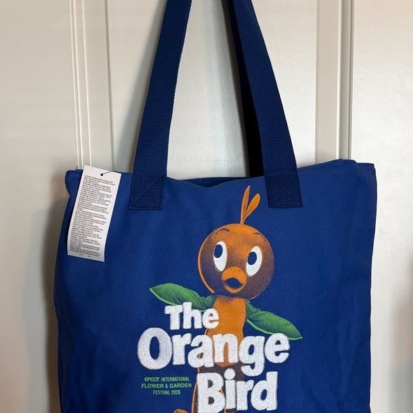 Disney The Orange Bird Epcot Canvas Tote Bag