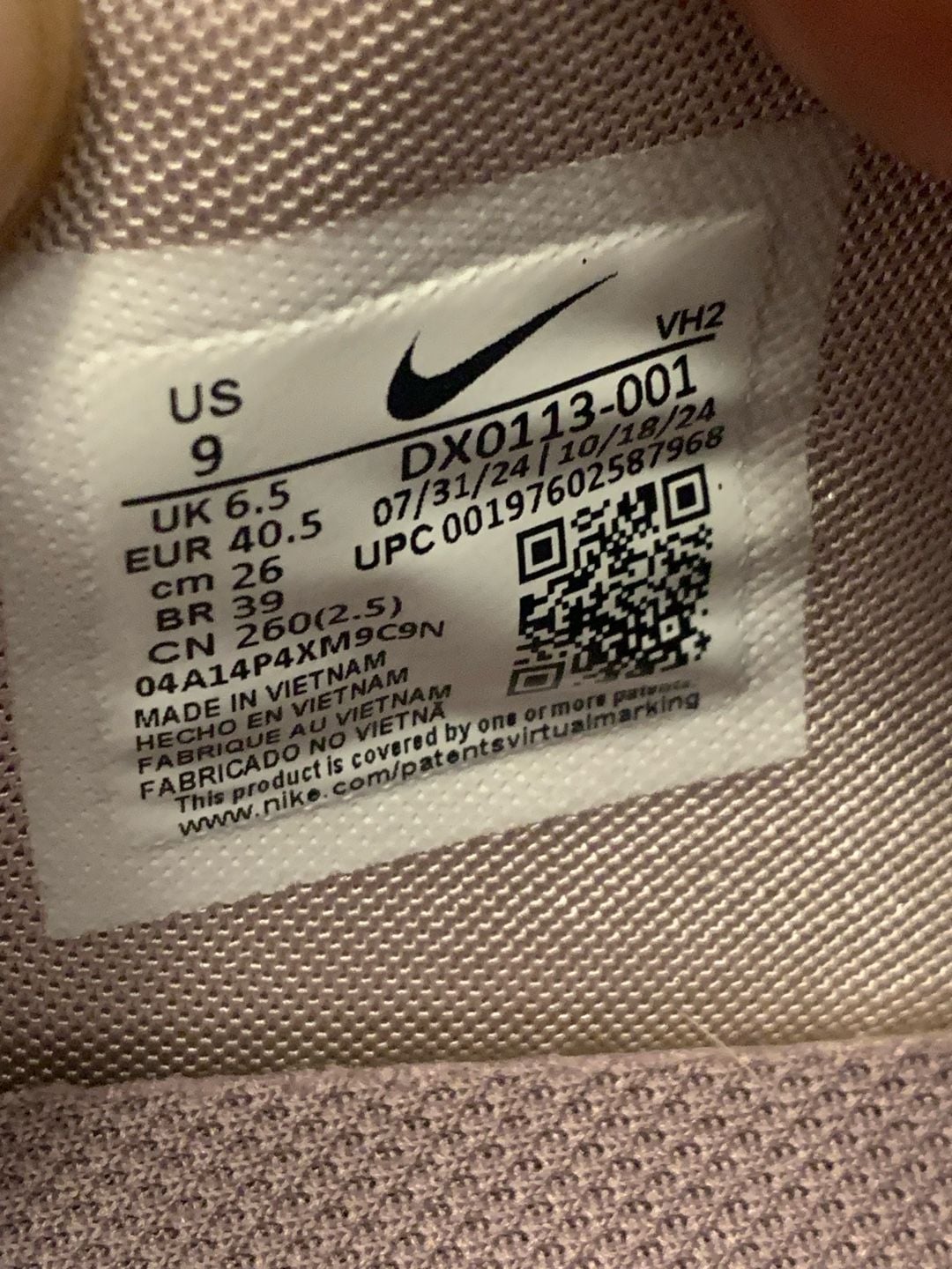 Nike Air Max Excee Platinum Violet Elemental Pink White DX0113-001 Size 9 11