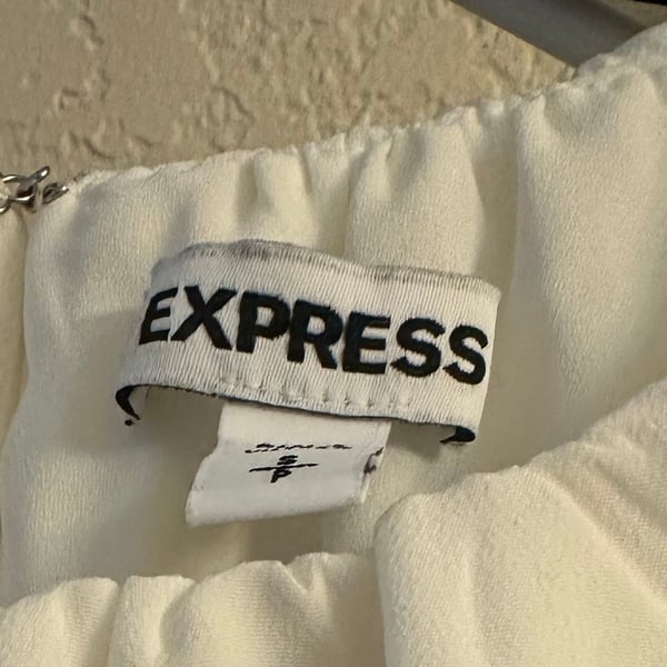 Express Off The Shoulder Top Size S White Blouse