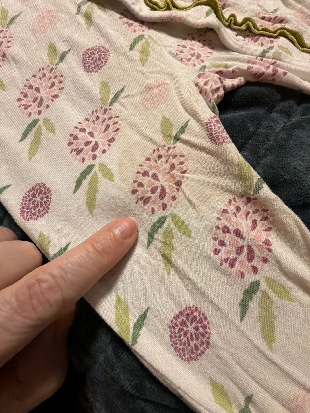 Kickee Pants Size 18-24 Months Floral Bamboo Pajamas with Grippy Soles 4