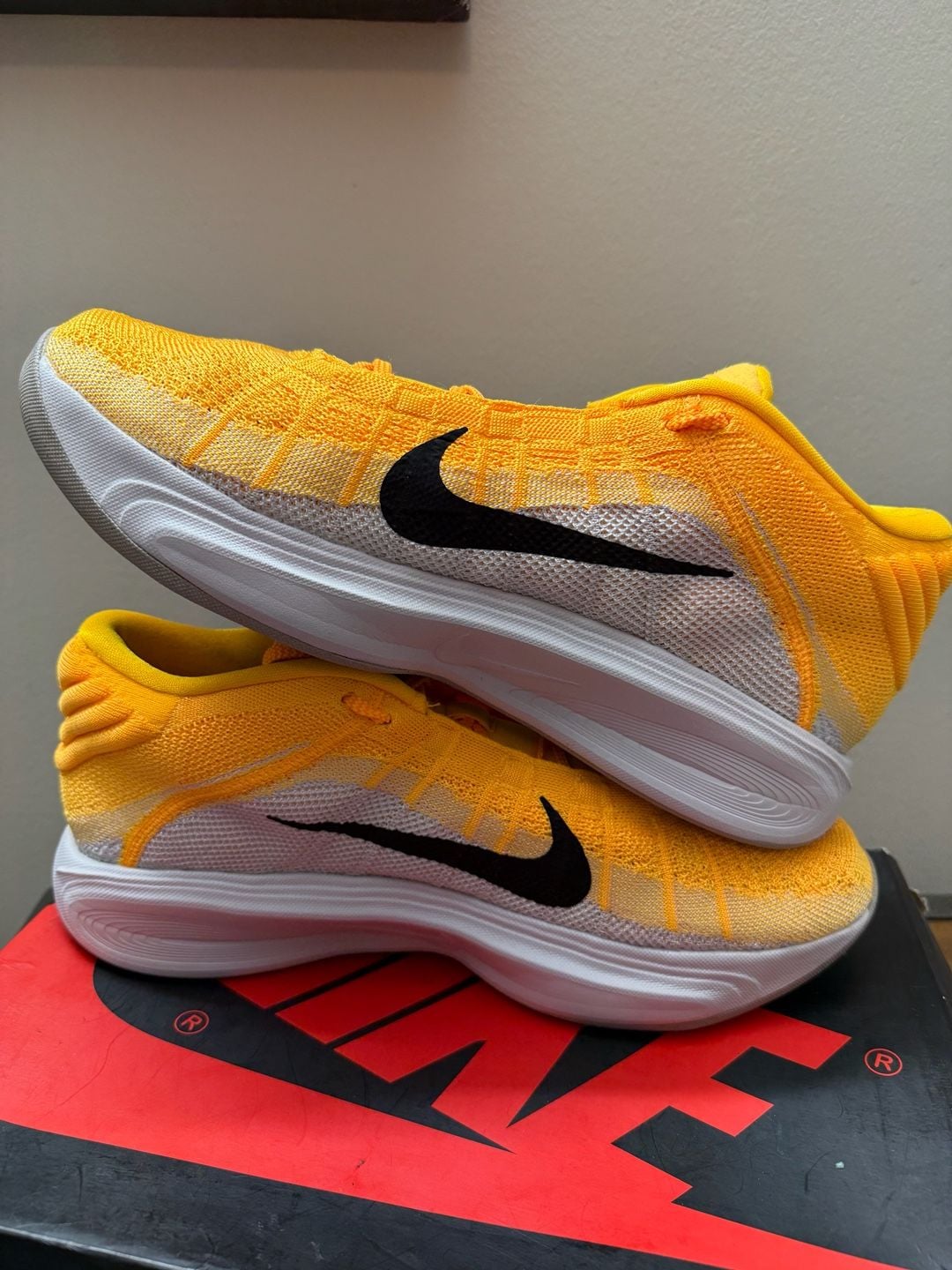 Nike GT Hustle 3 Laser Orange Basketball Shoes 7