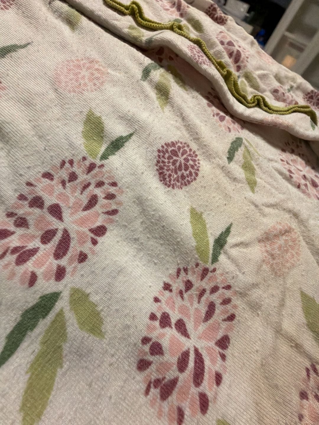 Kickee Pants Size 18-24 Months Floral Bamboo Pajamas with Grippy Soles 7