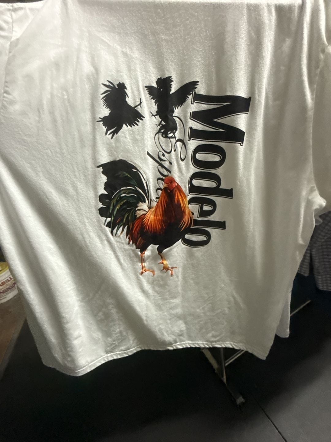 Modelo Especial T-Shirt White Rooster Graphic 3XL 4