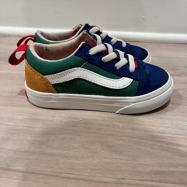 Vans Old Skool Yacht Club Toddler Sneakers Sz 8