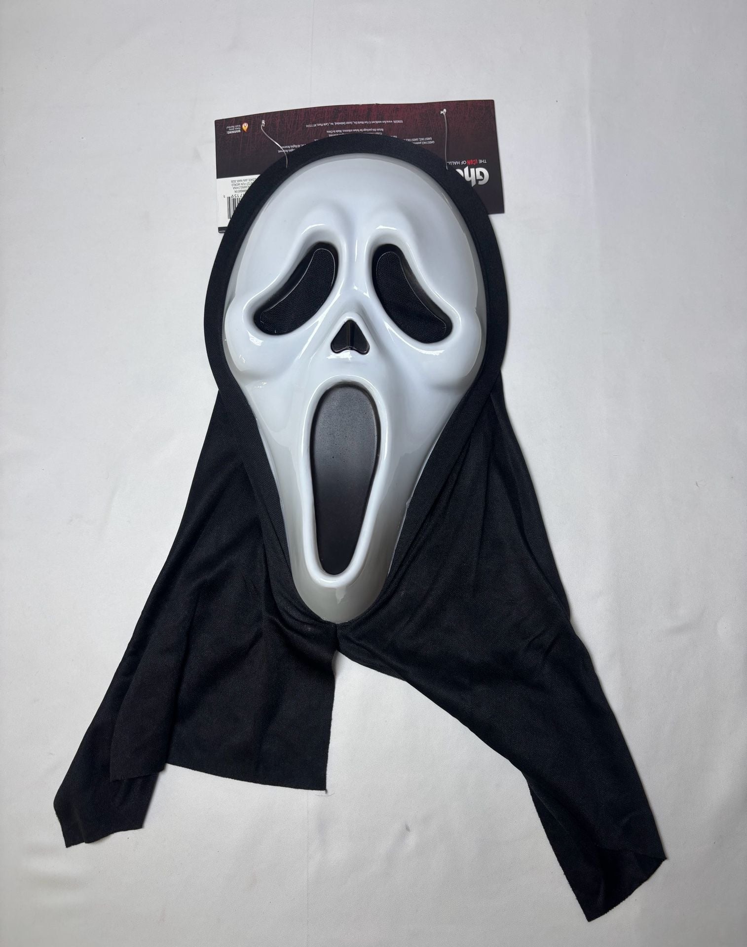 Scream Ghostface Mask Halloween Costume Horror Fun World 2