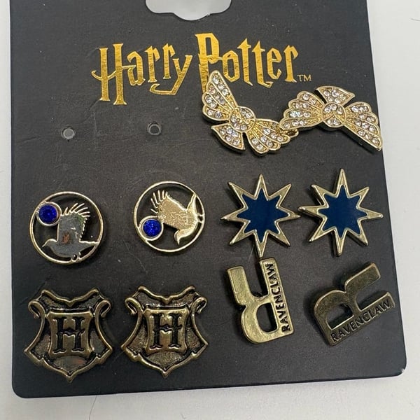 Bioworld Harry Potter Ravenclaw Earring Set New