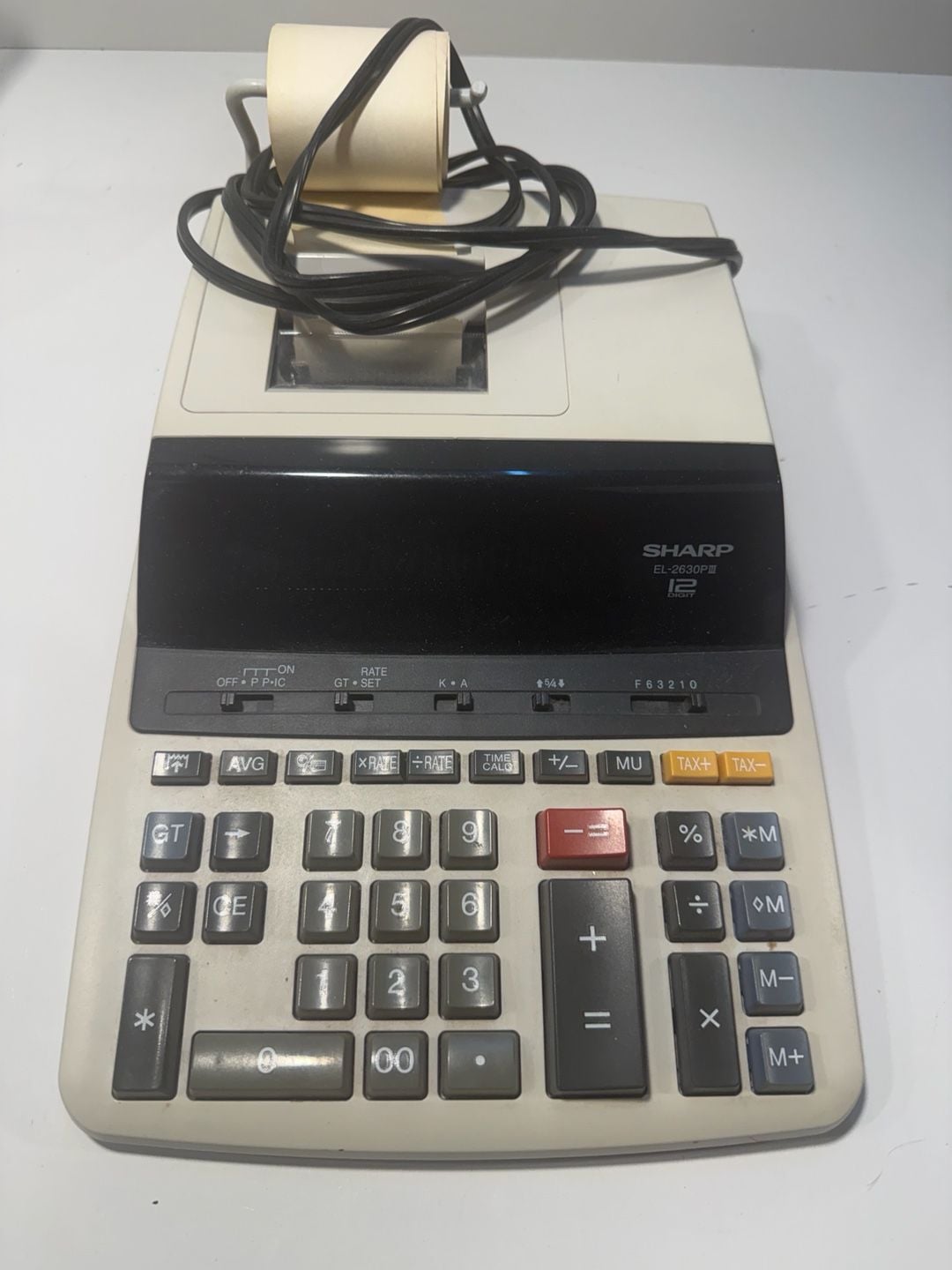 Sharp EL-2630PIII 12-Digit Printing Calculator 1