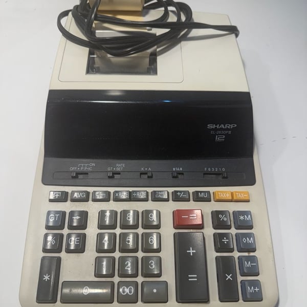 Sharp EL-2630PIII 12-Digit Printing Calculator