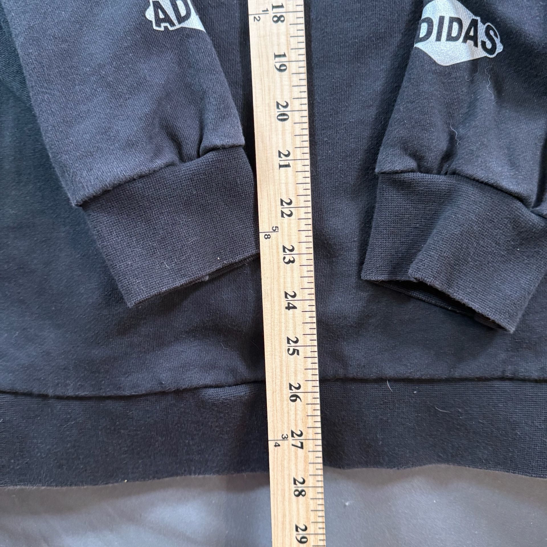 Adidas Originals Triple Action Black Graphic Pullover Hoodie Men’s Large 8