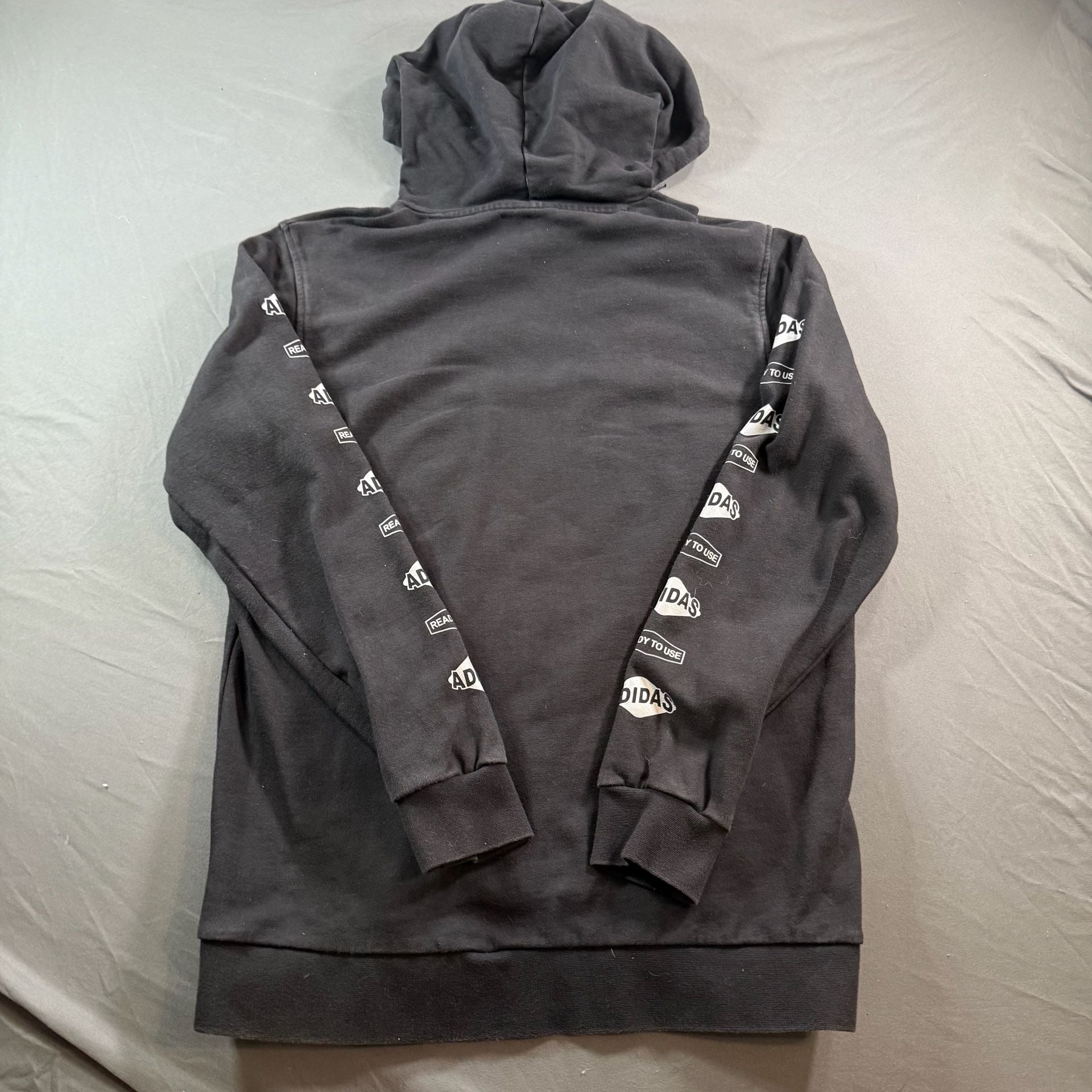 Adidas Originals Triple Action Black Graphic Pullover Hoodie Men’s Large 9