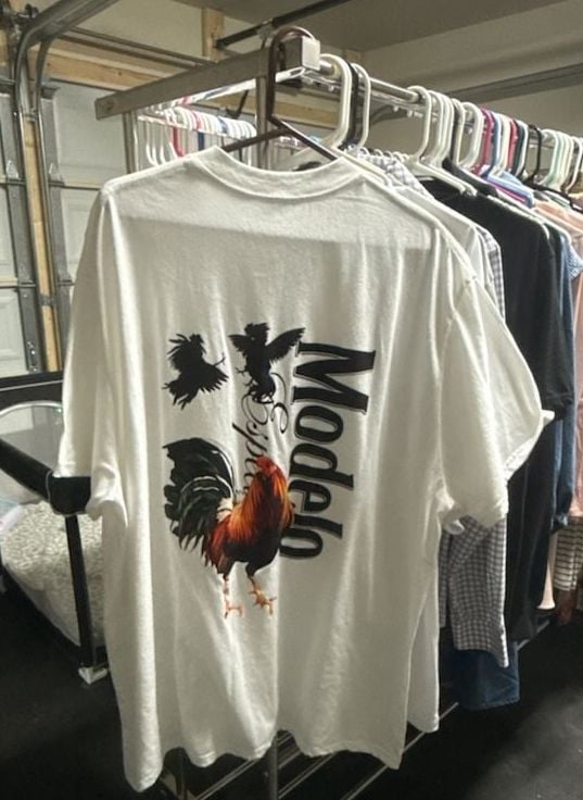 Modelo Especial T-Shirt White Rooster Graphic 3XL 5