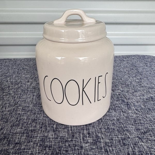 Rae Dunn Cookies Canister w/ lid
