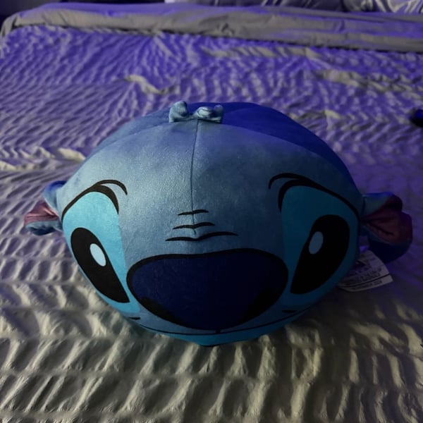 Disney Stitch Plush Pillow Blue 2024