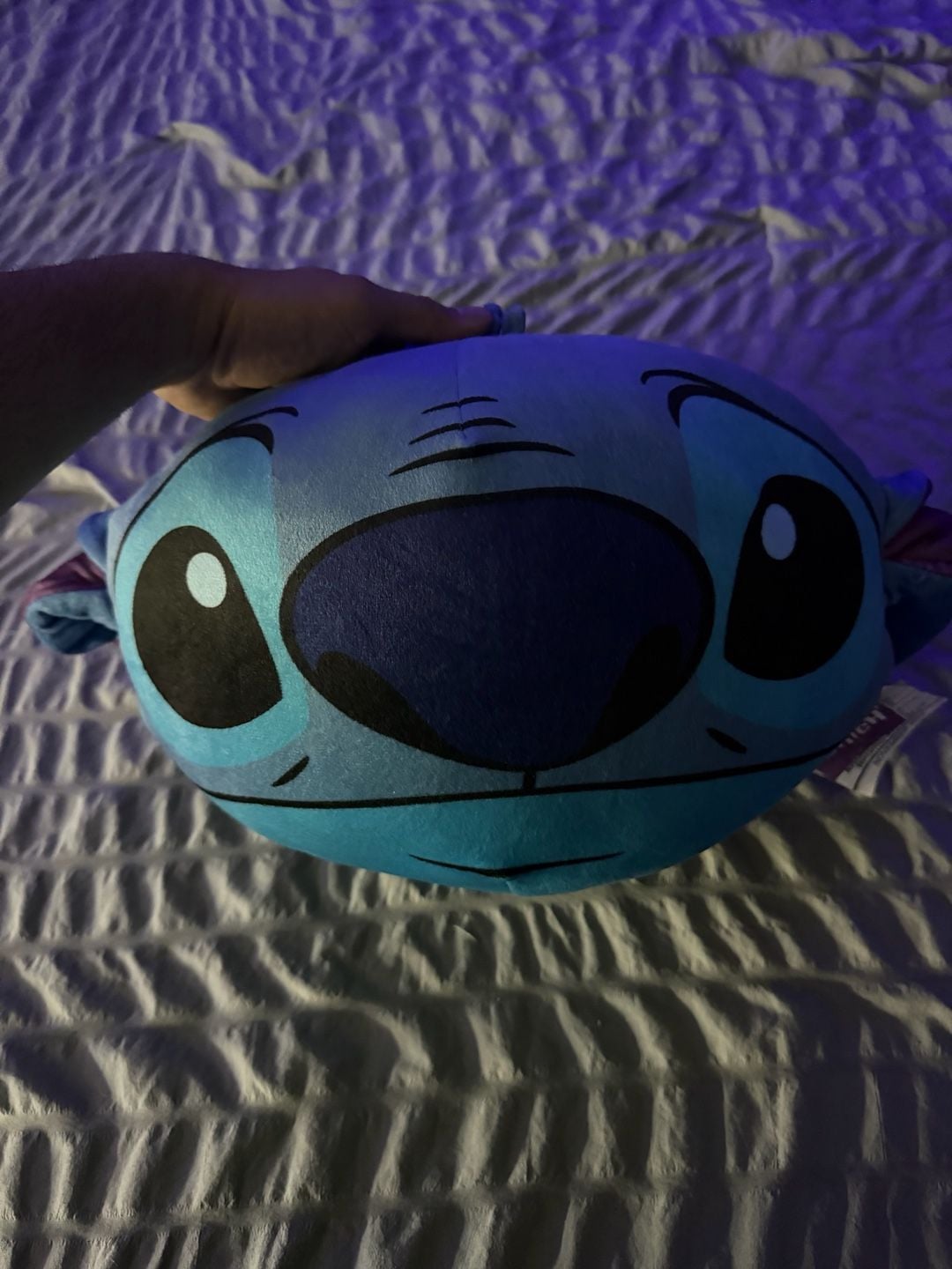 Disney Stitch Plush Pillow Blue 2024 2