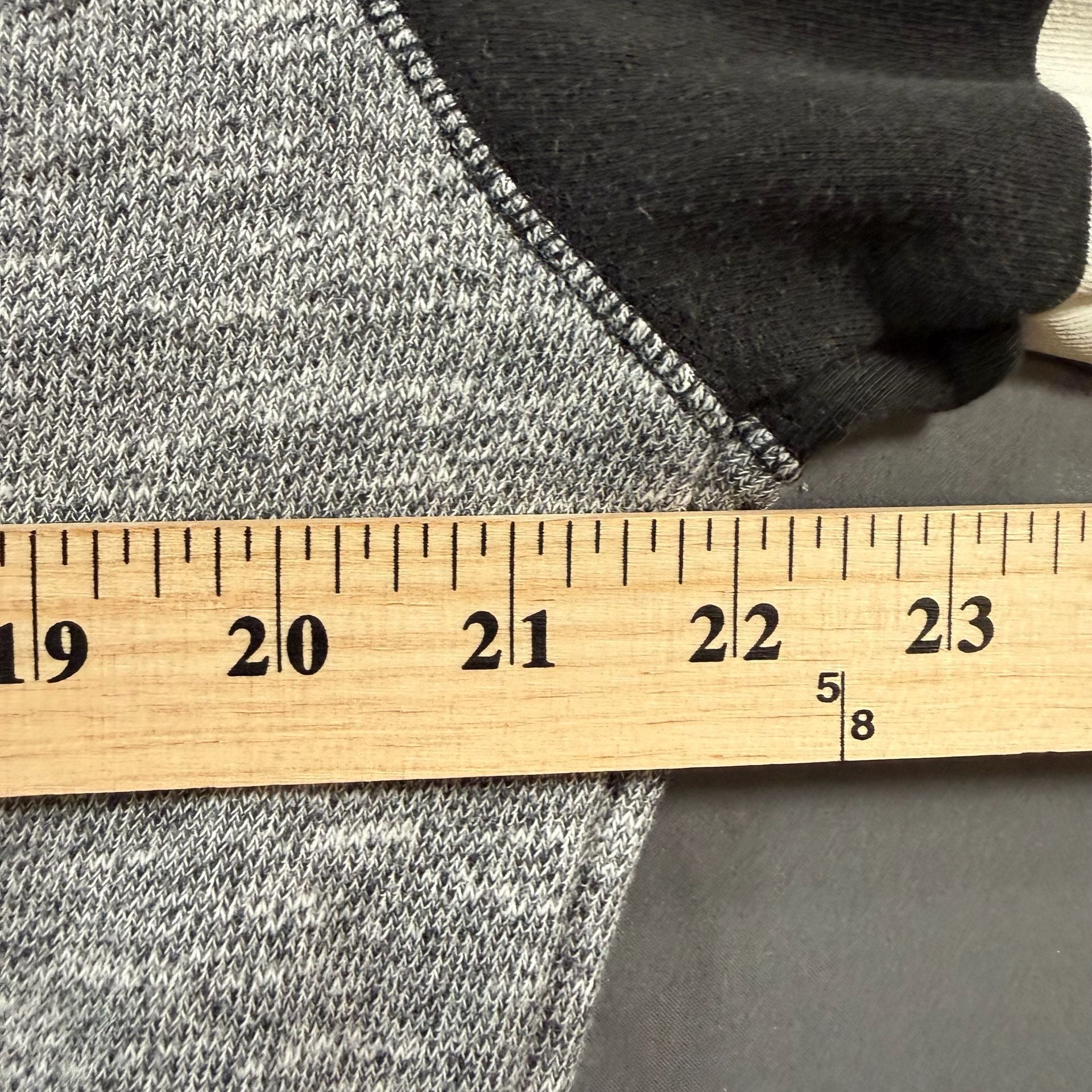 Victoria’s Secret PINK Varsity Crewneck Sweatshirt Gray Black Small 5