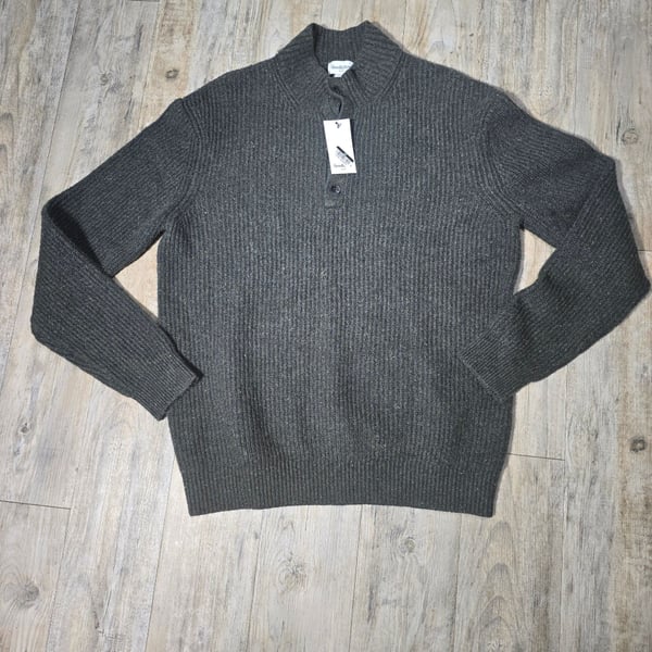 Goodfellow & Co Mock Neck Button Sweater