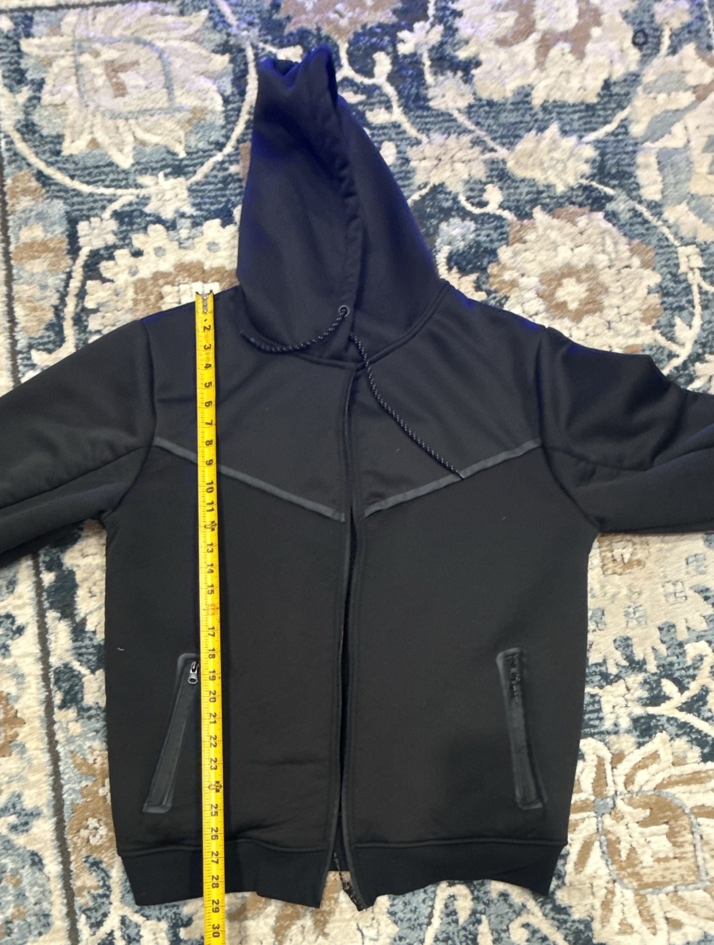 RGSTR Men's Tech Fleece Full-Zip Hoodie Black XL 5