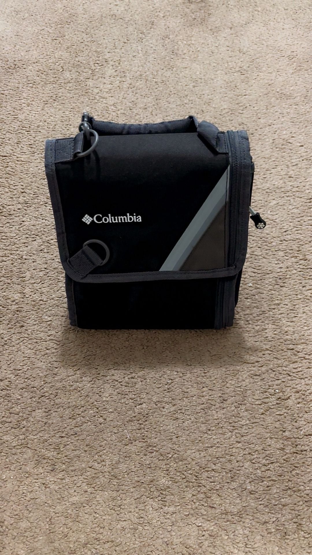Columbia Alpine Falls Lunch Pack Black Expandable Thermal Insulated Lunch Bag 2