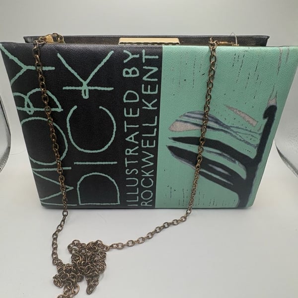 3 AM Forever Moby Dick Book Clutch Crossbody Bag NWT