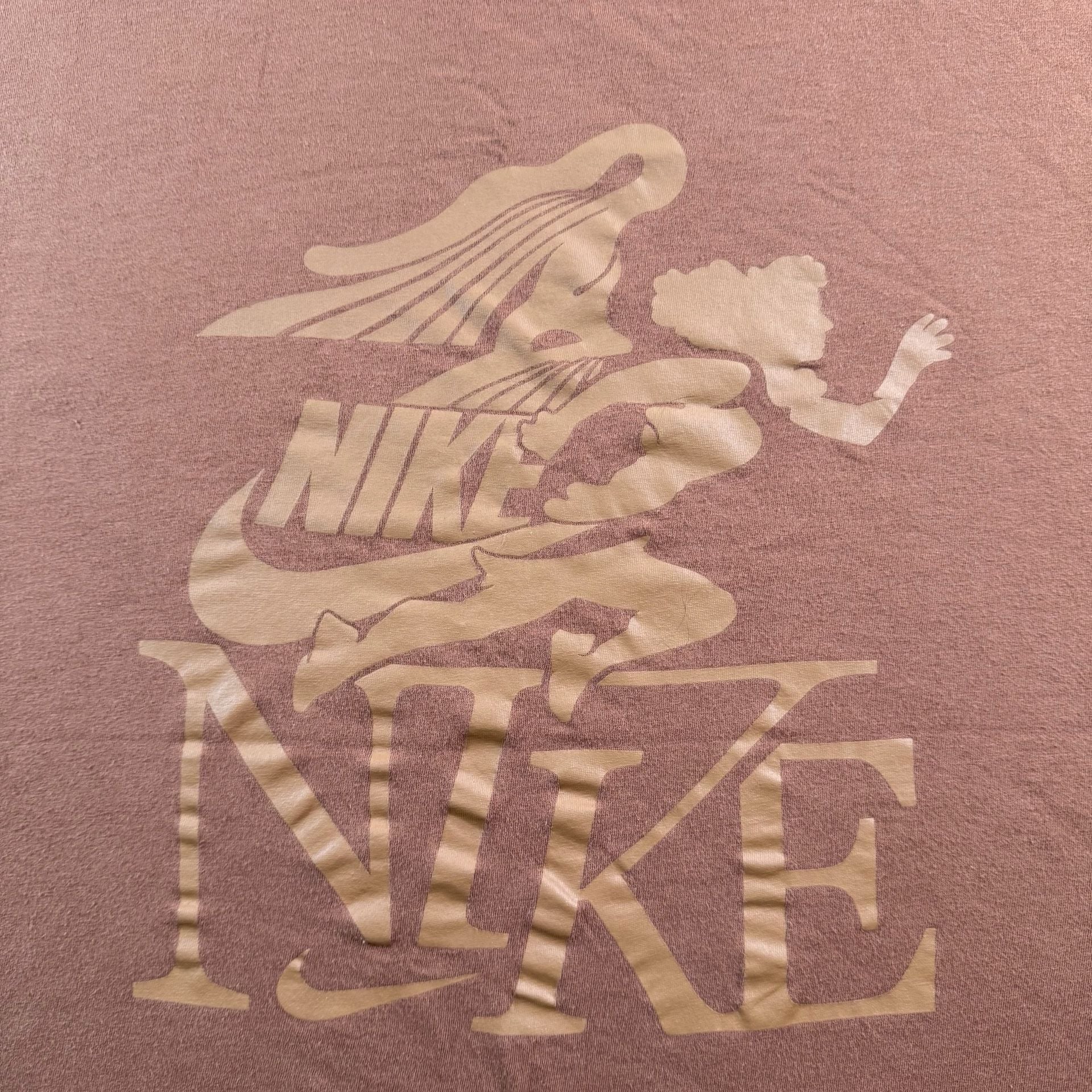 Nike The Nike Tee XXL Brown Goddess Angel Swoosh Graphic T-Shirt 3