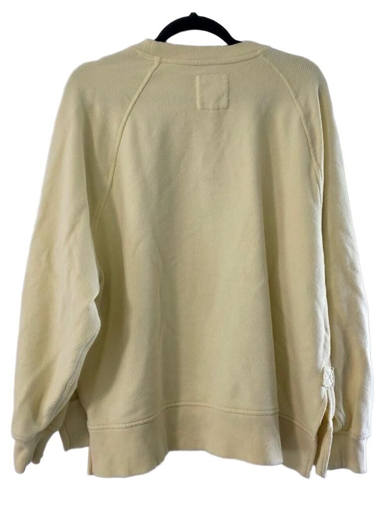 Aerie Golden Hour Glow Smiley Face Graphic Sweatshirt Oversized S 4