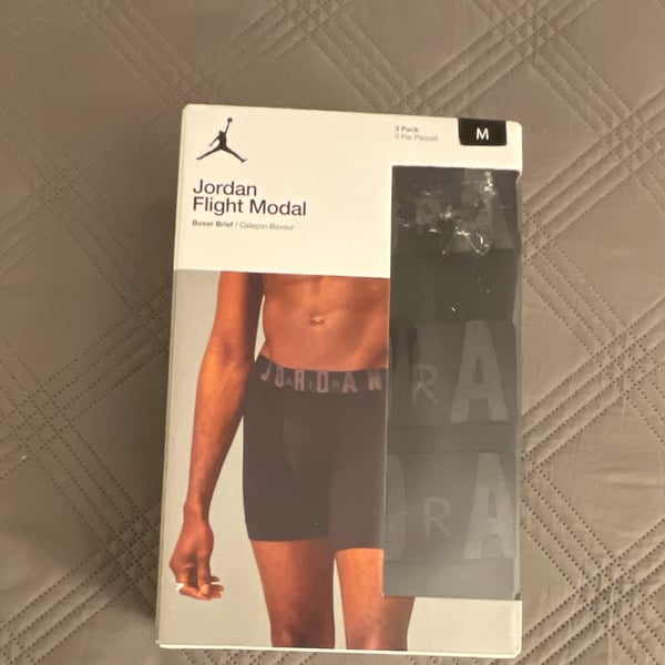 Jordan Flight Modal Boxer Brief 3 Pack Size M Black