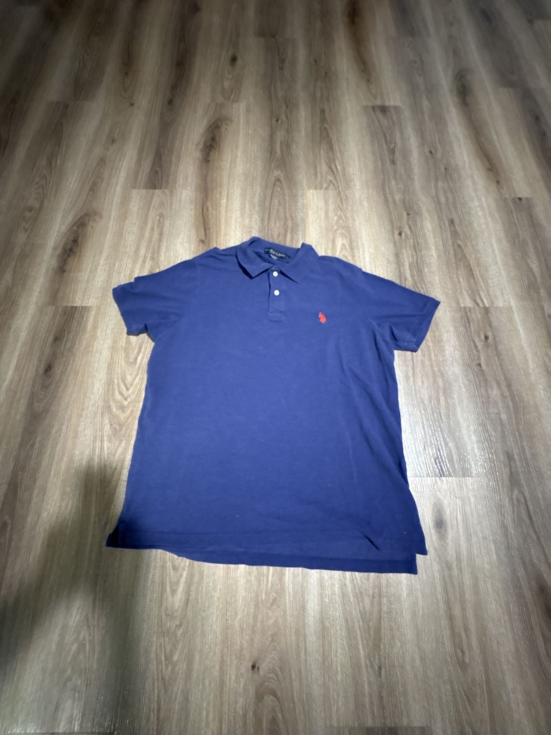 U.S. Polo Assn. Polo Shirt Size XL Blue Cotton Short Sleeve 2