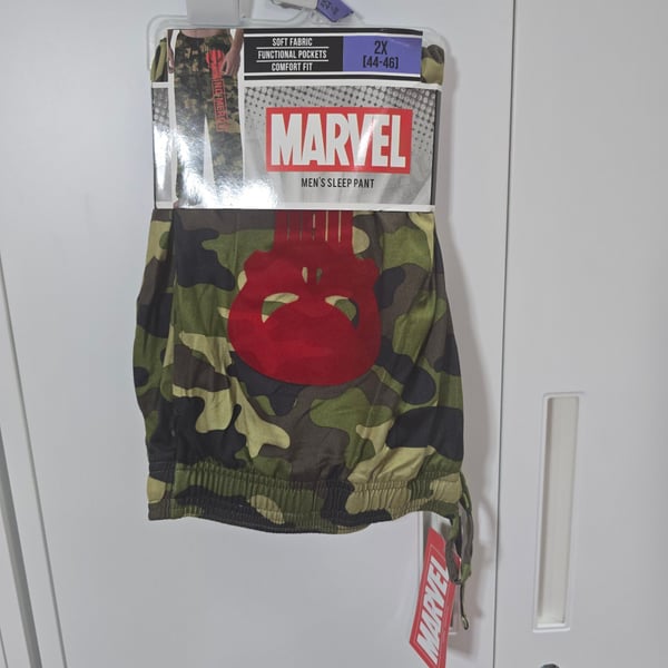 Marvel Punisher Sleep Pant Size 2X Camo