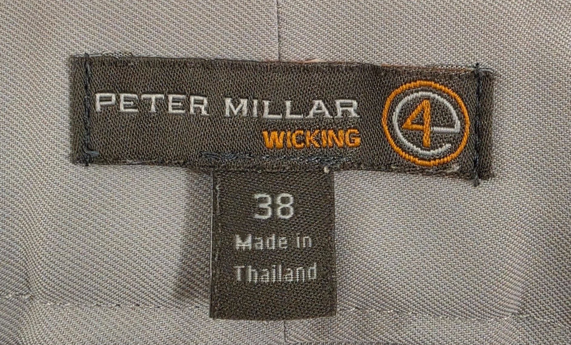 Peter Millar Wicking Golf Shorts Size 38 XL Light Beige 5