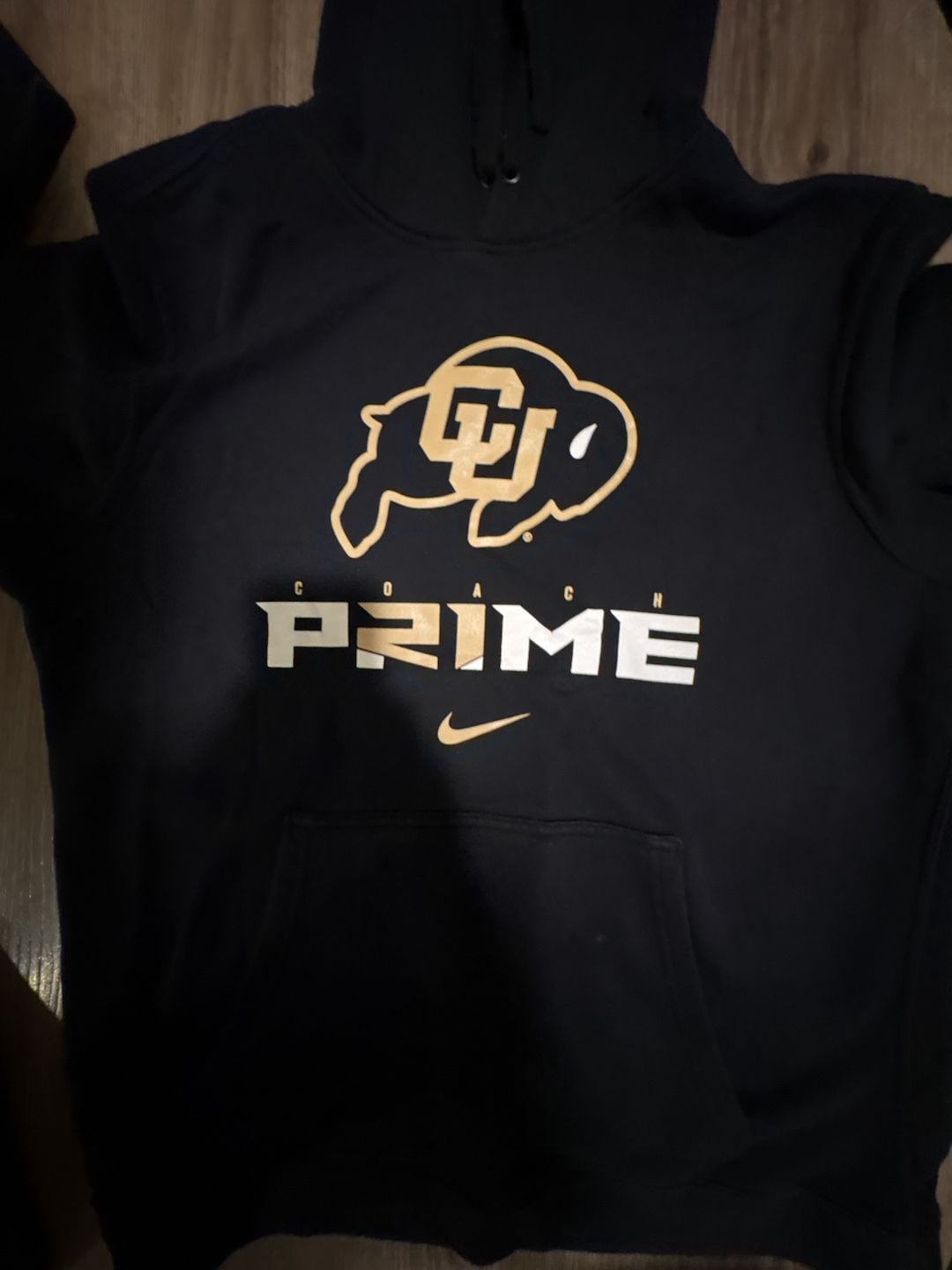 Nike Colorado Buffaloes Coach Prime Hoodie Size L Black 3