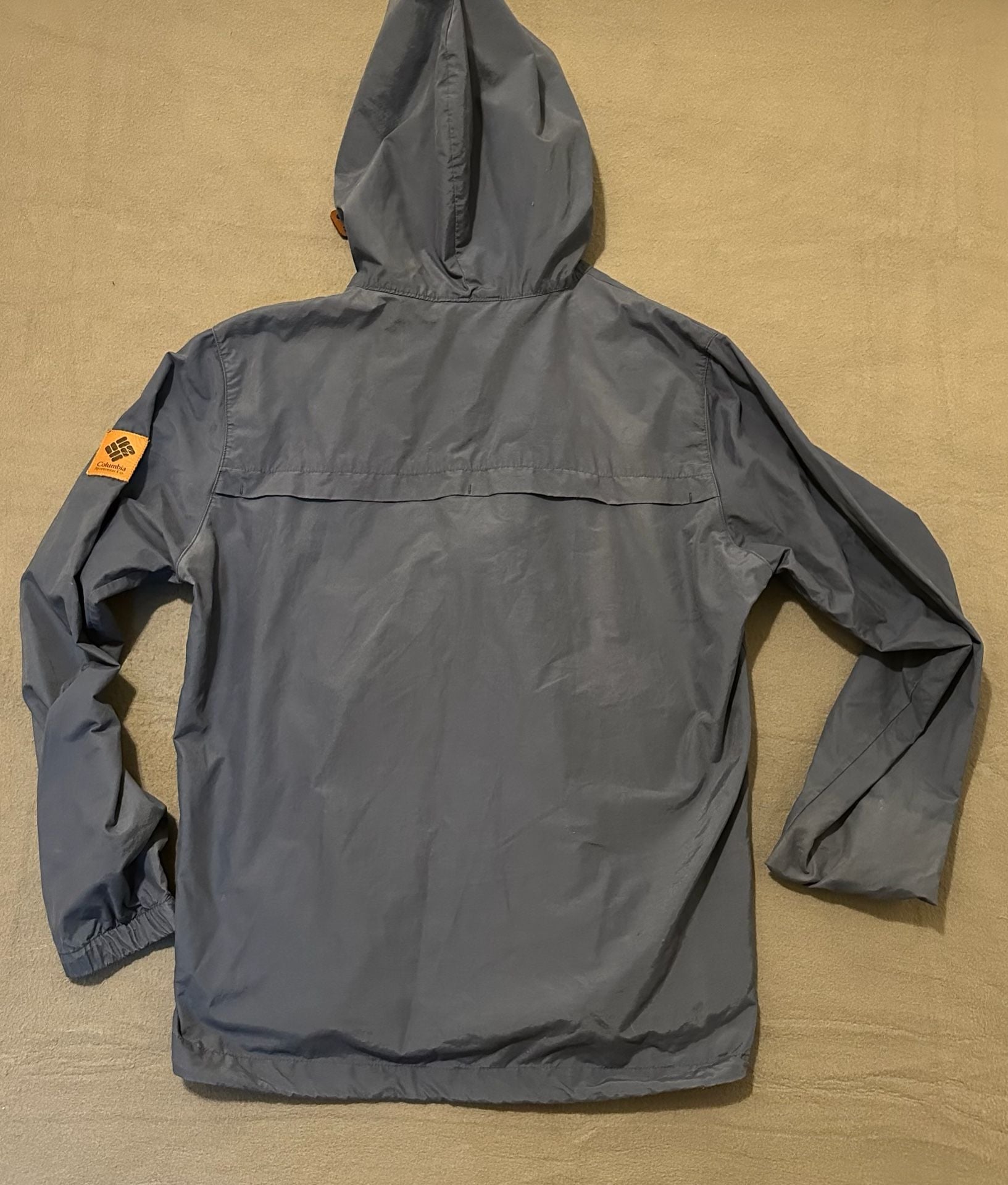 Columbia Lightweight Windbreaker Jacket Size M Blue Hooded Outdoor Casual 4