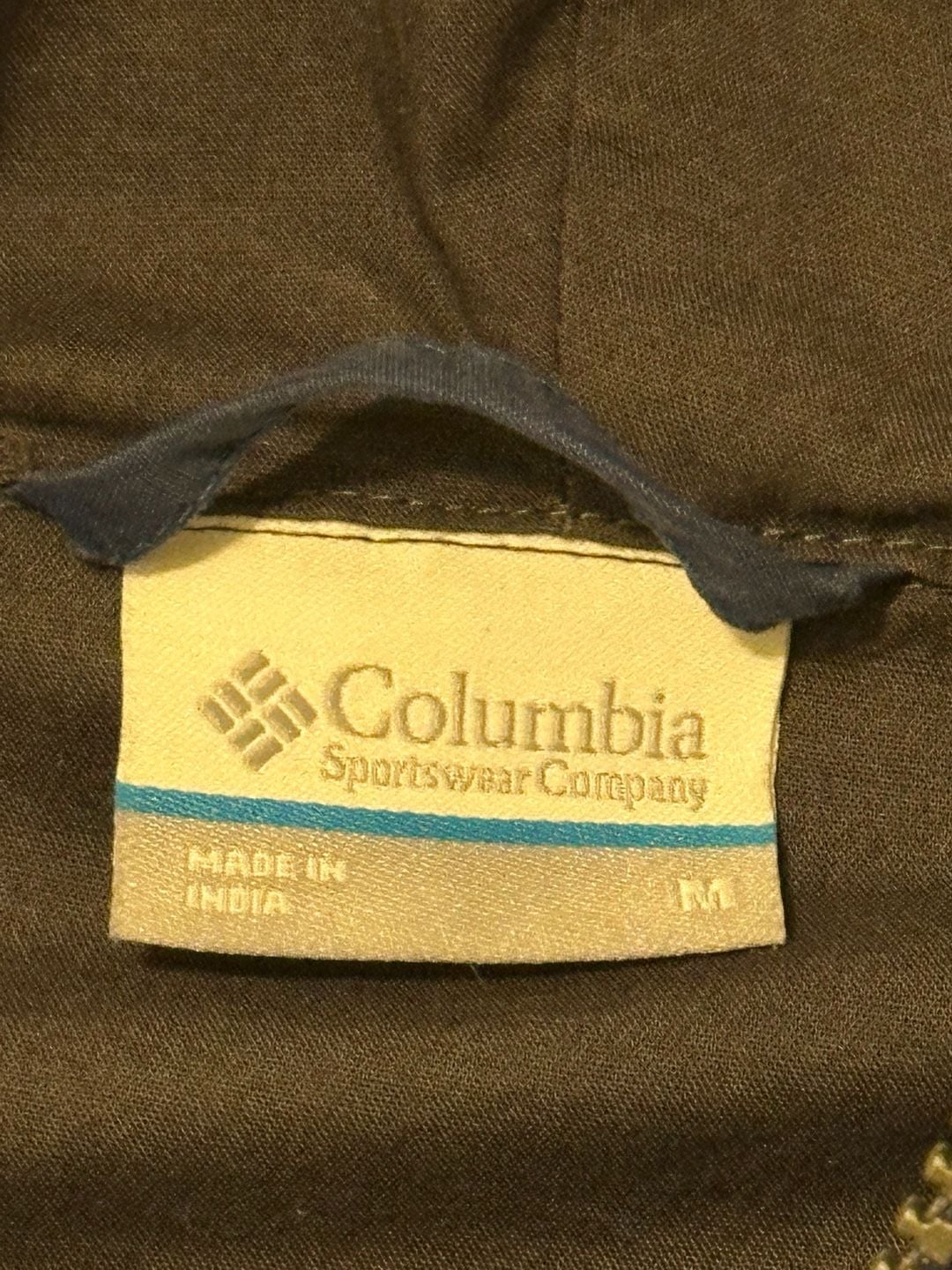 Columbia Lightweight Windbreaker Jacket Size M Blue Hooded Outdoor Casual 5