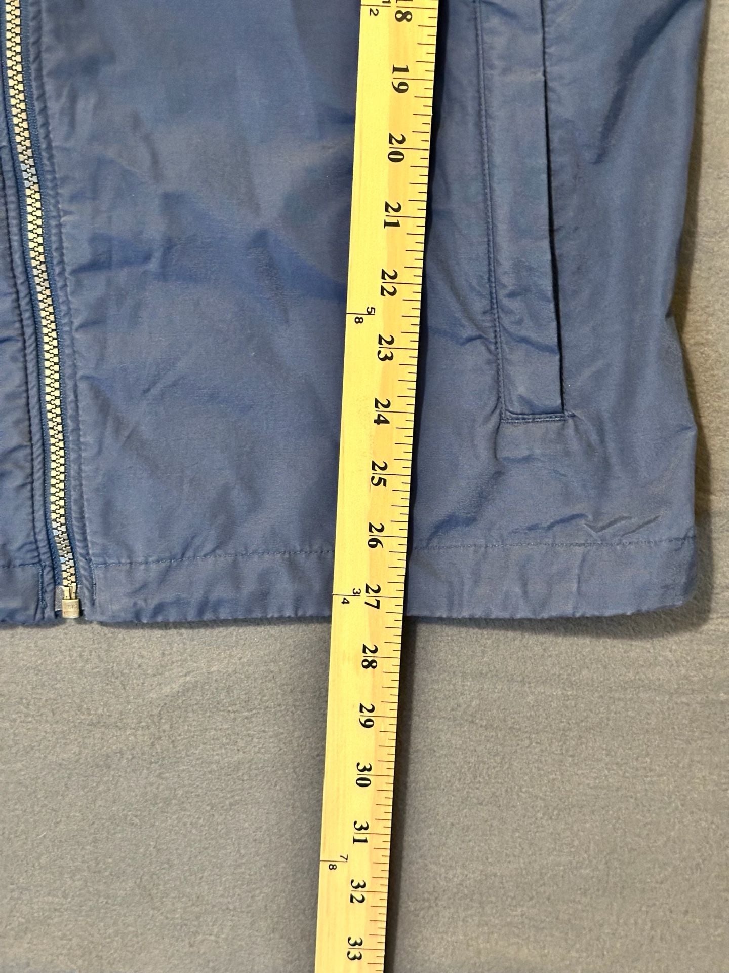 Columbia Lightweight Windbreaker Jacket Size M Blue Hooded Outdoor Casual 10