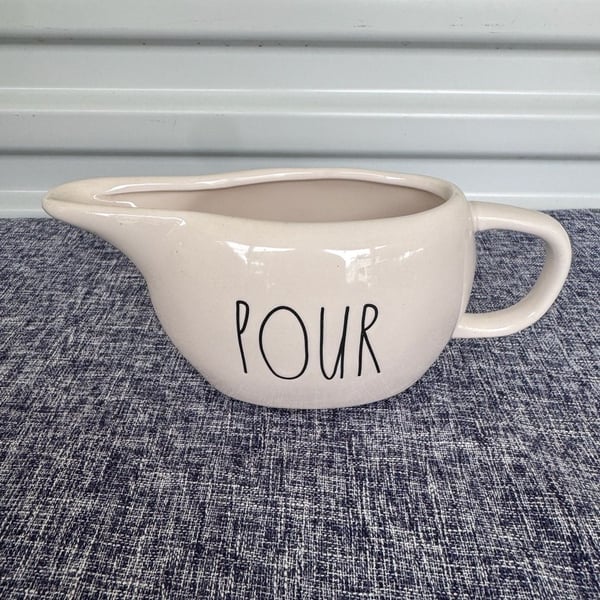 Rae Dunn Pour Gravy Boat Ceramic