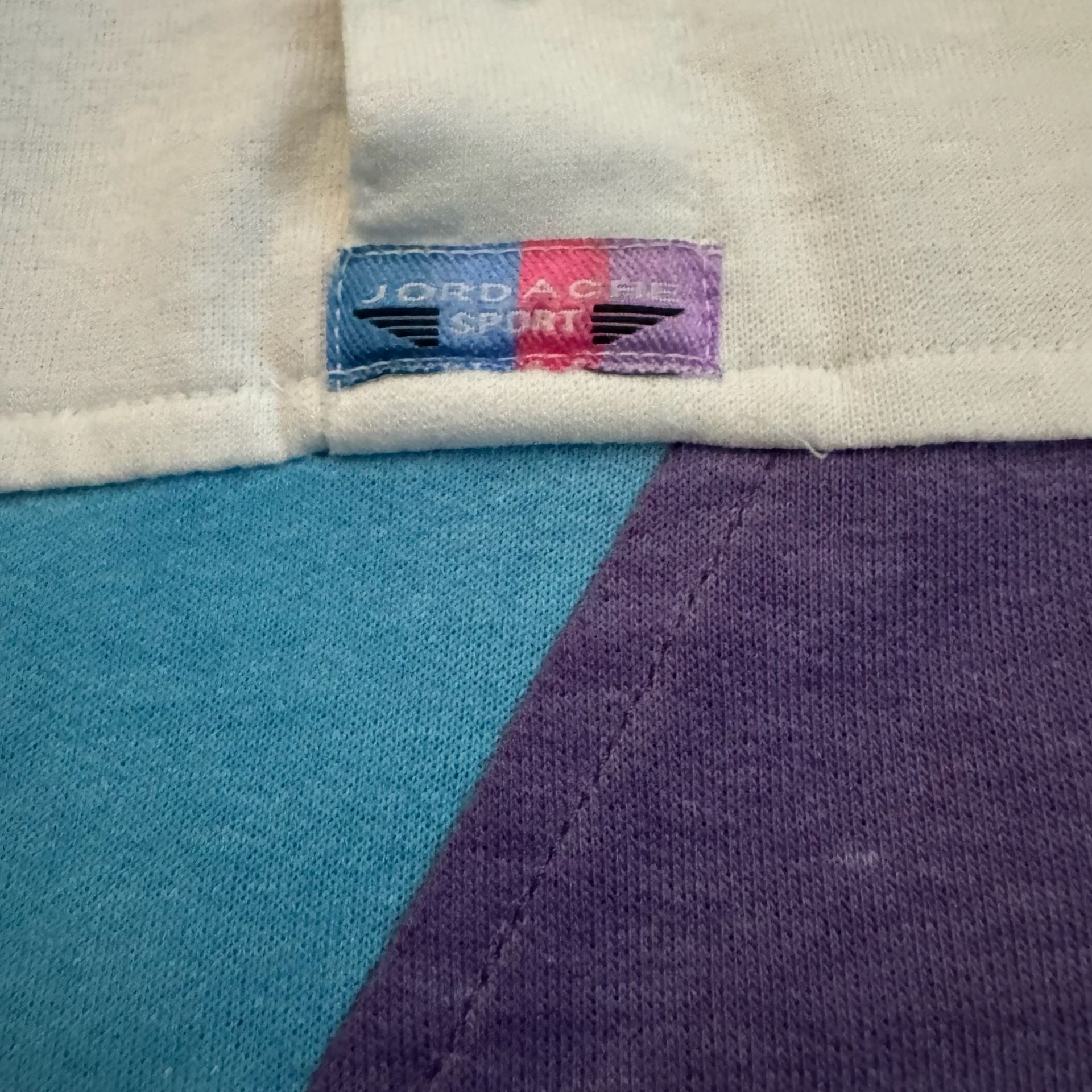 Jordache Sport International Color Block Polo Shirt 90s Jazz Color 3