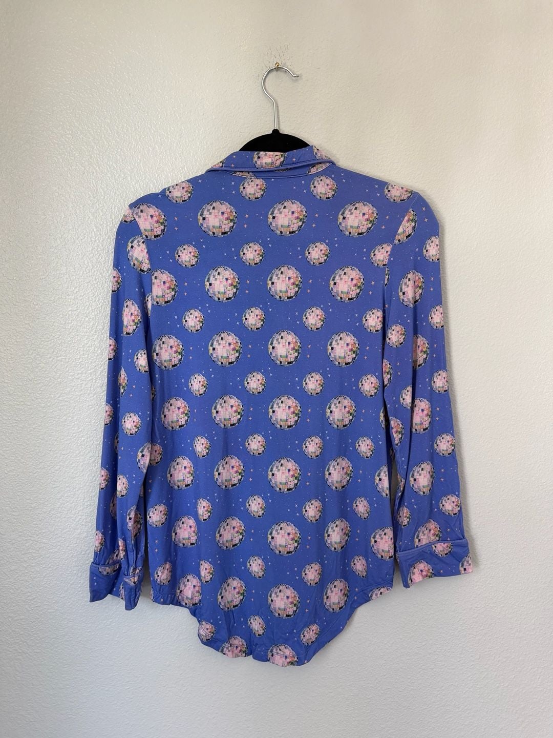 Little Pajama Co. Disco Ball Pajama Set Size XS Blue 4