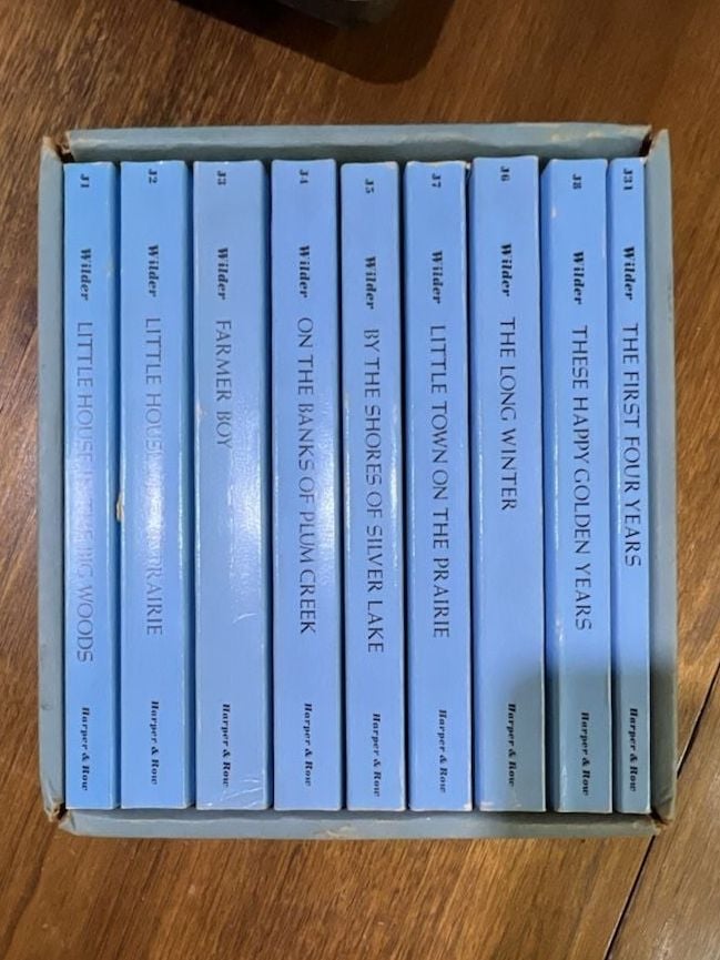 Harper & Row Complete Set of Laura Ingalls Wilder's Little House Books 6