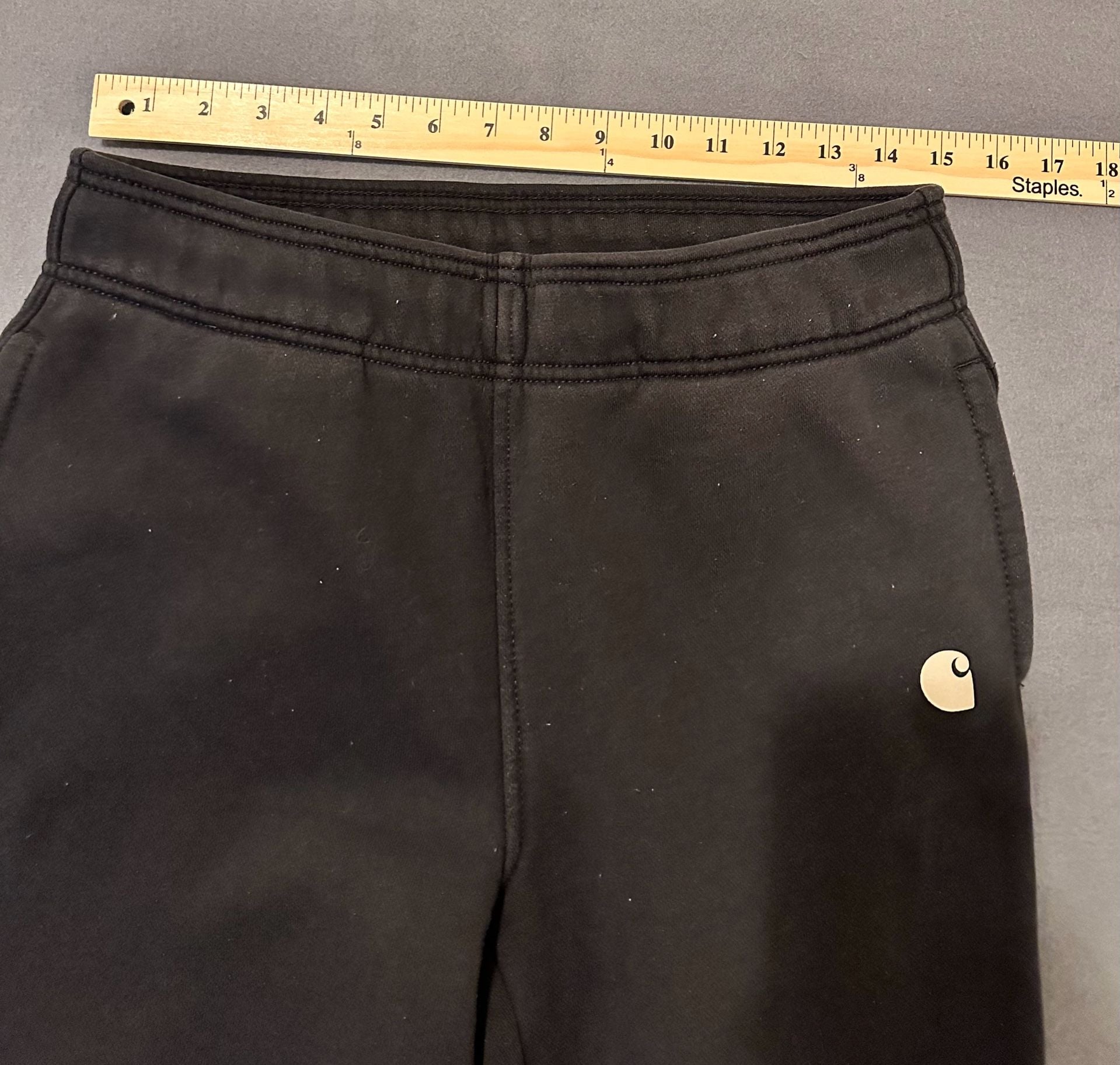 Carhartt BN5510-W Relaxed Fit Sweatpants Black Size S 10
