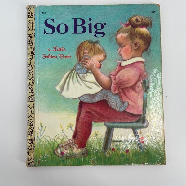 Little Golden Books So Big Esther Wilkin Vintage Book