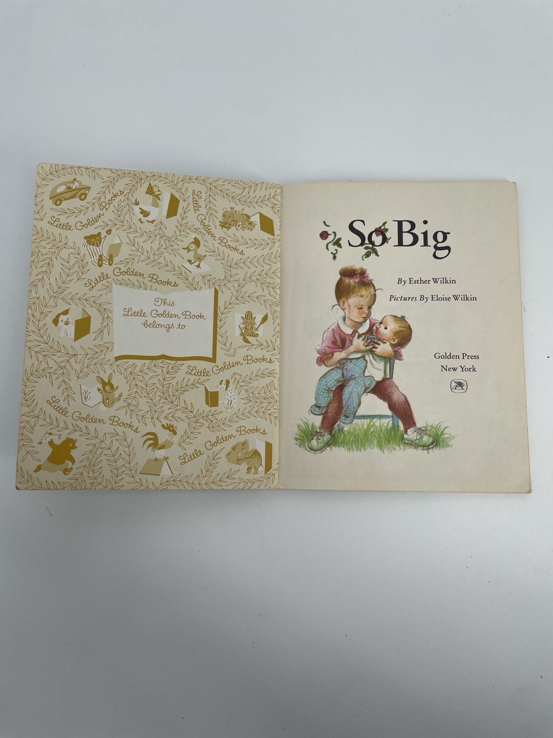 Little Golden Books So Big Esther Wilkin Vintage Book 2