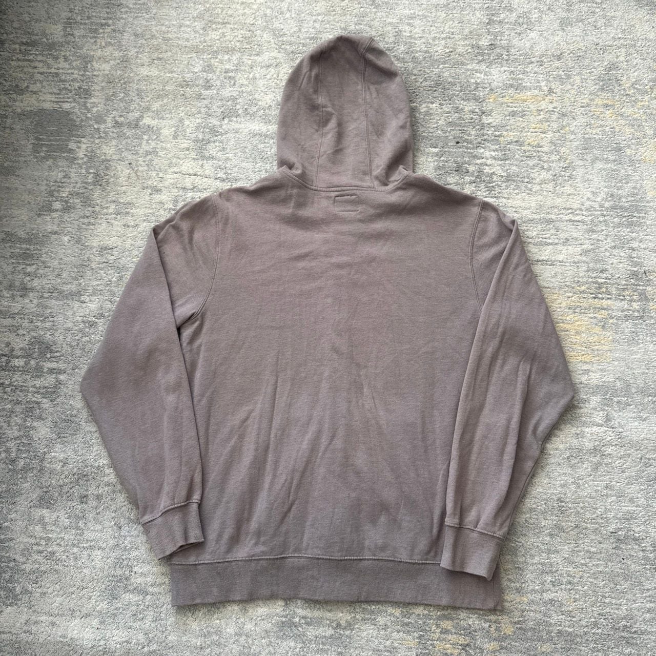Y2K Vintage Surfwear Quiksilver Gray Sherpa Lined Full Zip Hoodie Size L 4