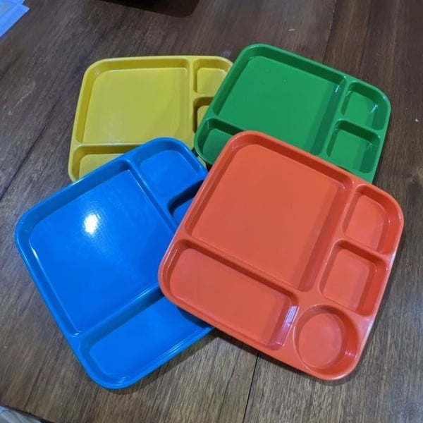Nordic Ware Divided Kids Lunch Trays Set of 4