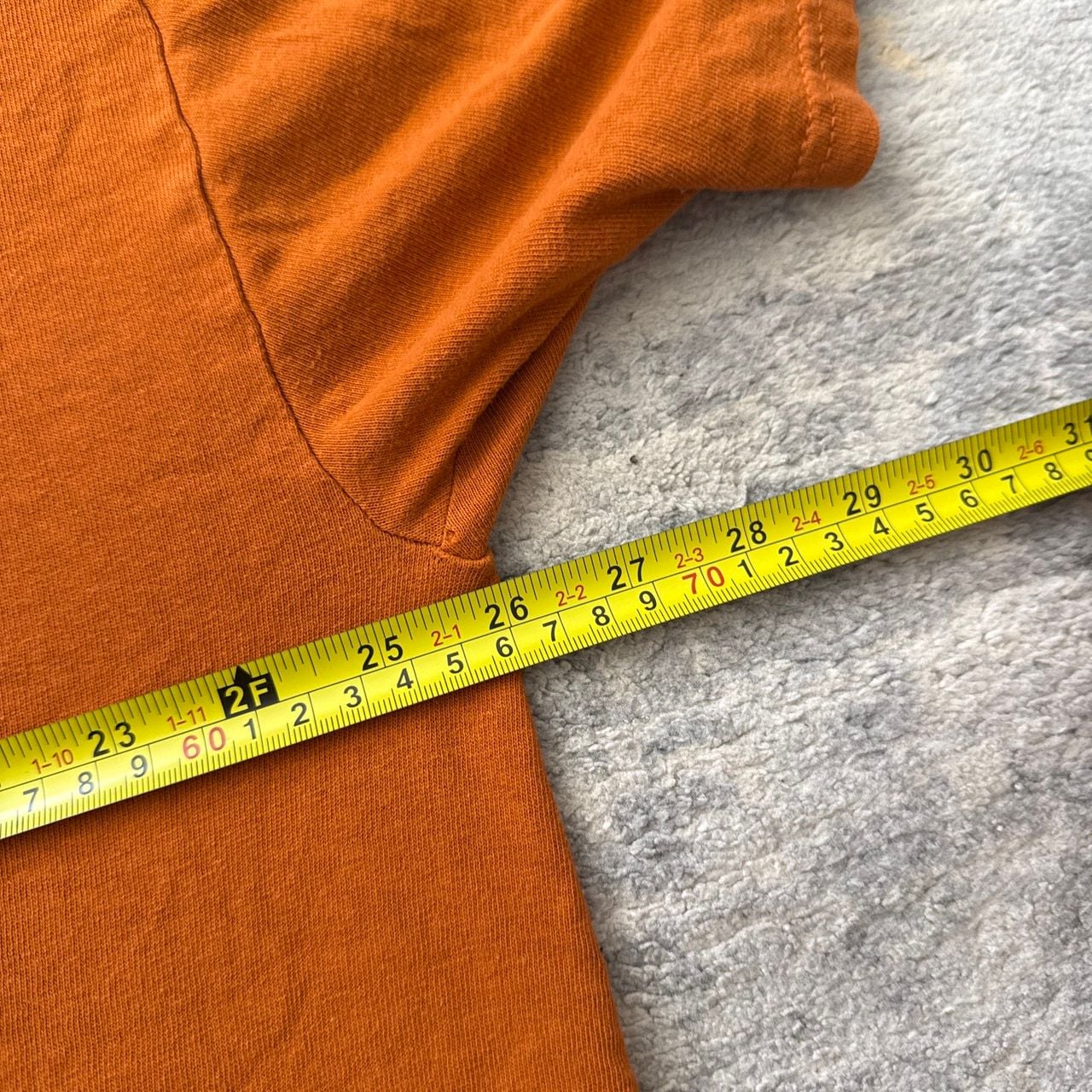 Vintage 90s Russell Athletic Texas Longhorns T-Shirt Size XXL Burnt Orange 5