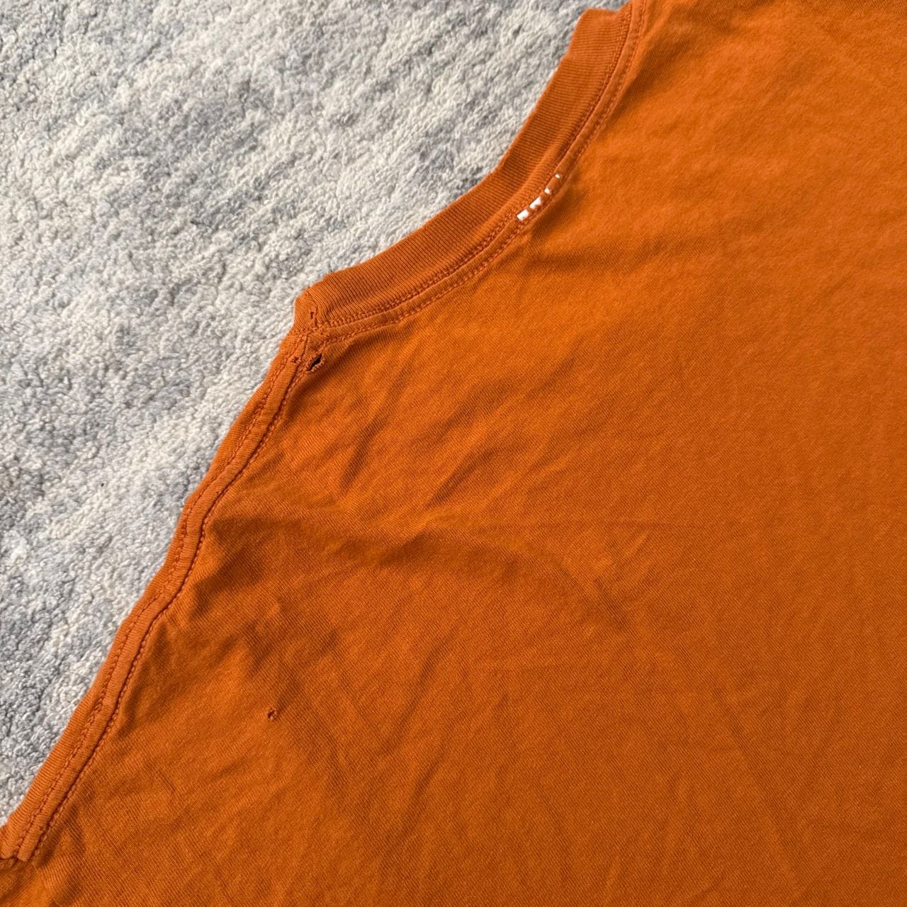 Vintage 90s Russell Athletic Texas Longhorns T-Shirt Size XXL Burnt Orange 8