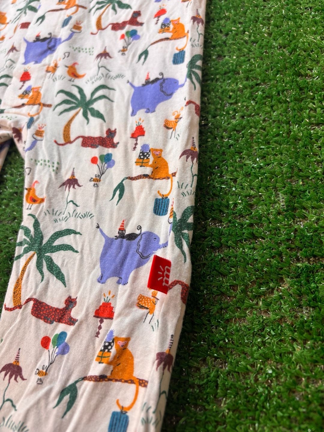 Magnetic Me Party Safari Footie Size 6-9 Months 6