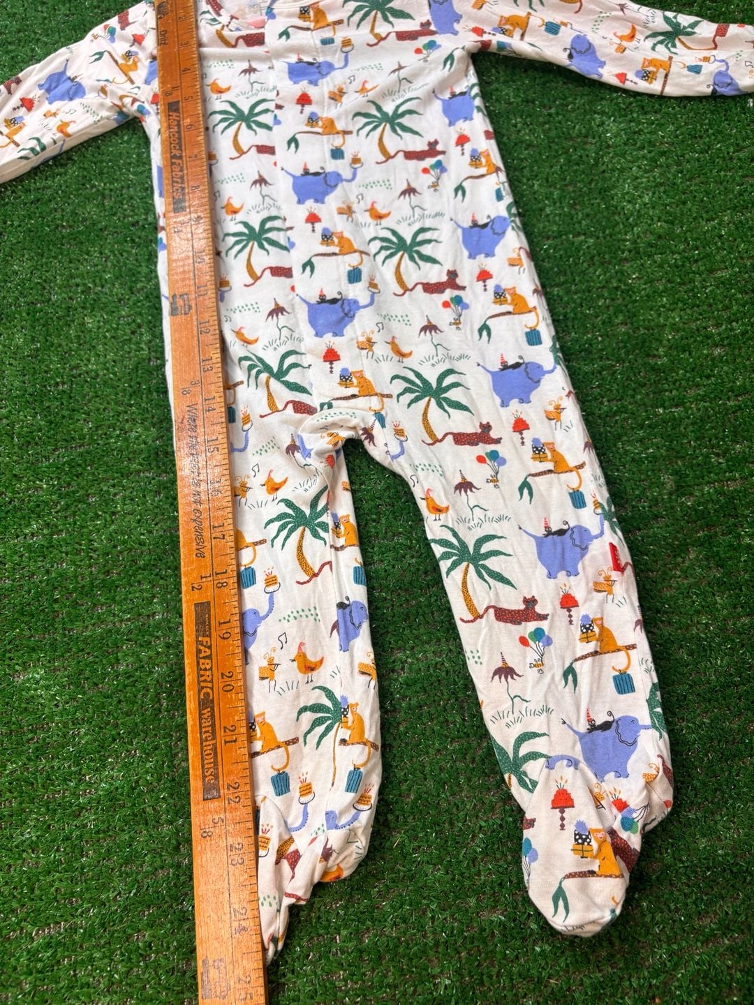 Magnetic Me Party Safari Footie Size 6-9 Months 8