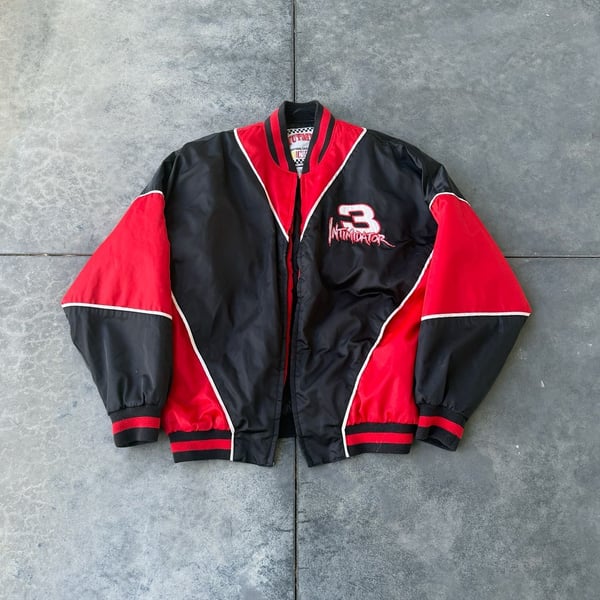Vintage Dale Earnhardt #3 Intimidator NASCAR Racing Jacket Nutmeg M