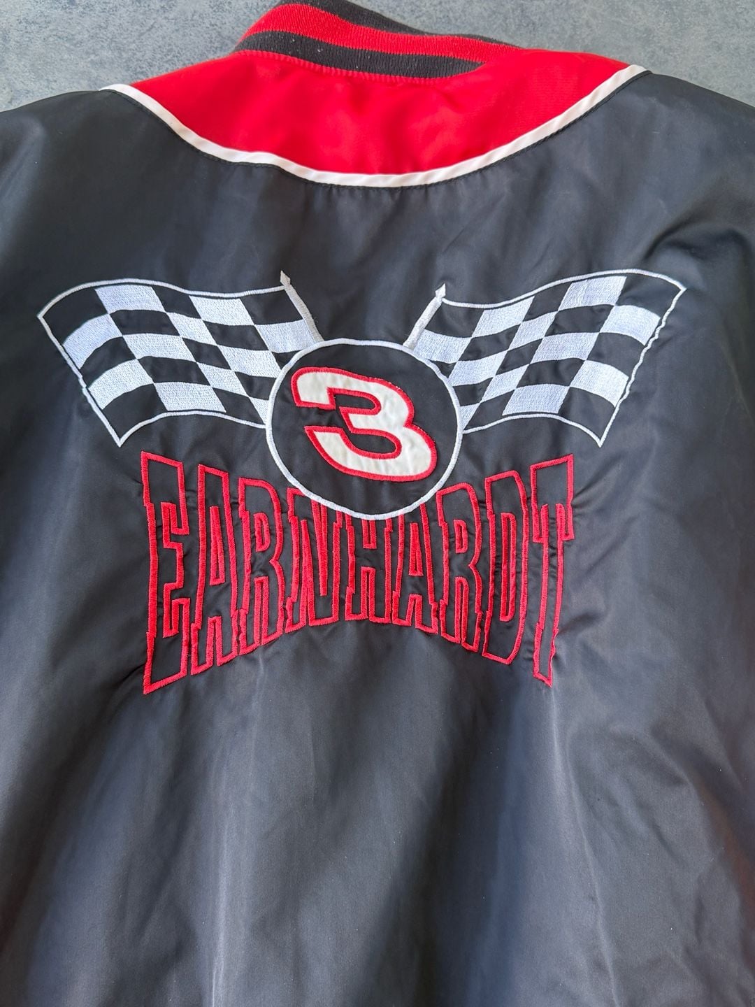 Vintage Dale Earnhardt #3 Intimidator NASCAR Racing Jacket Nutmeg M 8