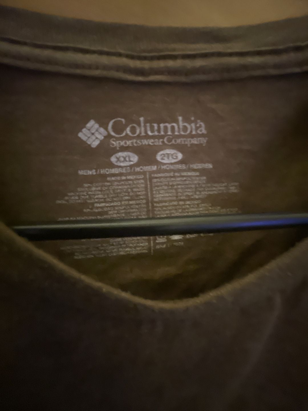 Columbia Sportswear Company Men's Short Sleeve T-Shirt Size XXL Gray Graphic Tee 4